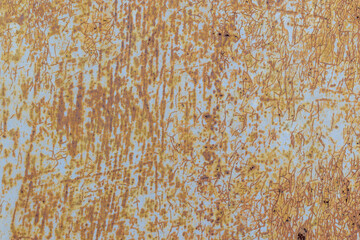 Old wall for the backdrop. Surface cracking. Rusty stains.