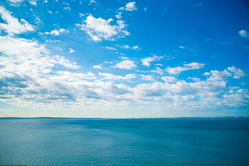 Blue sky on the sea（海の上の青空）