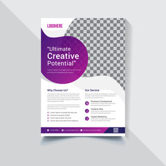 Creative Business Flyer design template 