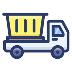 Dump Truck Vector 