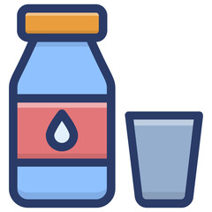 Milk Bottle Vector