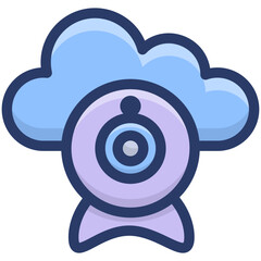 Cloud Webcam Vector 