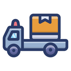 Delivery Truck Vector 