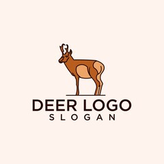 Animal Deer Logo design vector design suitable for your company