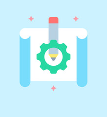 Blueprint Management Vector 