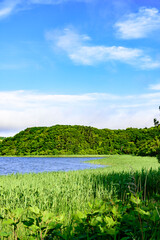 北海道　礼文島・船泊村と久種湖