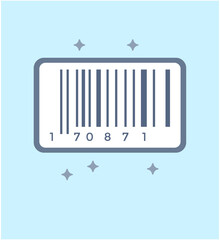 Barcode Flat Vector 