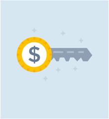 Business Key Vector 