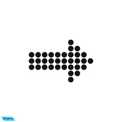 Icon vector graphic of arrow, good for template