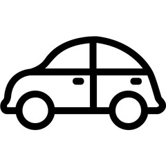 
Car Line Vector Icon
