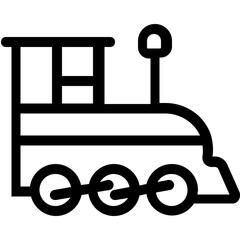 
Train Line Vector Icon
