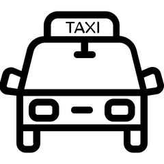 taxi line icon