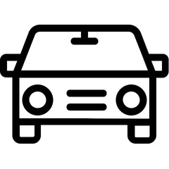 
Car Line Vector Icon
