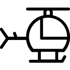 
Airplane Line Vector Icon
