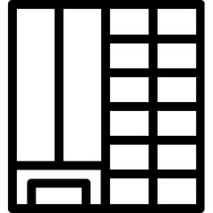 
Building Line Vector Icon
