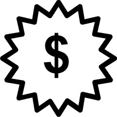 
Dollar Vector Icon

