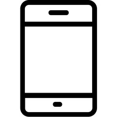 
Smartphone Line Vector Icon
