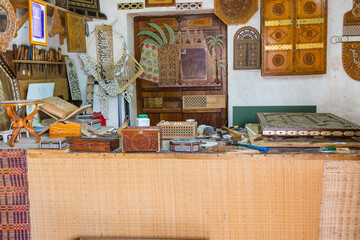 A gift workshop  in the Heritage villages in Abu Dhabi, United Arab Emirates