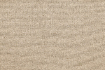 Plakat Brown cotton fabric texture background, seamless pattern of natural textile.