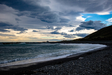 Ward Beach, South Island, New Zealand, in the early morning