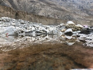 snow on the mountain