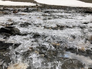river in winter