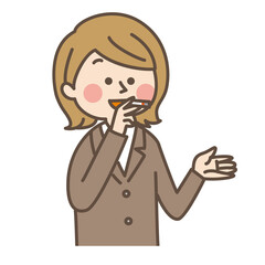 タバコを吸う人