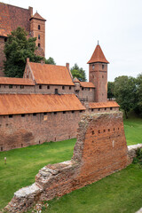 Malbork Castle, formerly Marienburg Castle, the seat of the Grand Master of the Teutonic Knights, Malbork, Poland