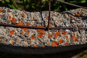 The texture of a stone wall, flooring, concrete destruction, metal corrosion and rusty antiquity,...