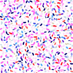 Multicolored spots pattern/ Acrylic brushes paint seamless background