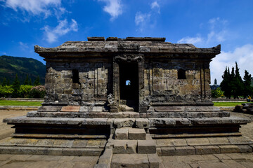 Fototapeta na wymiar Arjuna Temple Dieng Plateau wonosobo central java indonesia