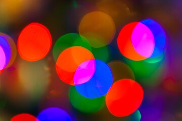 Abstract blurred holiday background