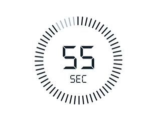 55 second timers Clocks, Timer 55 sec icon