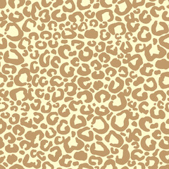 seamless leopard pattern. Hand drawn illustration camel leopard print. template for design