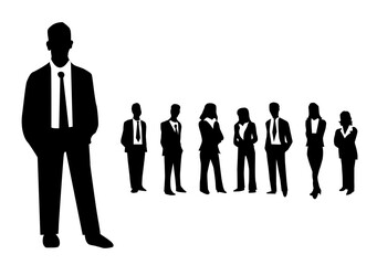 Business people vector illustration