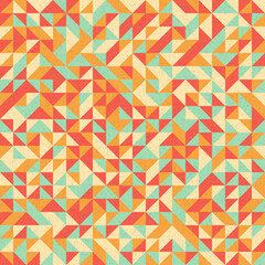 Fototapeta premium Abstract Geometric Pattern generative computational art illustration