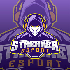 streamer hoodie e-sport logo gaming
