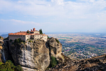 Fototapeta na wymiar St Stephens Monastery in Meteora, Greece