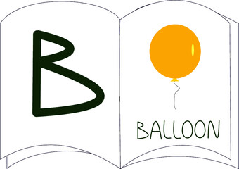 Fototapeta premium english letter B
