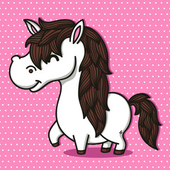 Vector illustration of a horse