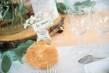 Décoration de table de mariage