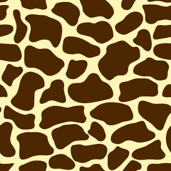 Seamless pattern with giraffe skin