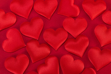 Valentines day hearts background