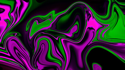 Obraz premium Digital fluid liquid wave background. Liquid abstract marble colorful wave texture background for banner,flyer,cover and poster psychedelic art.