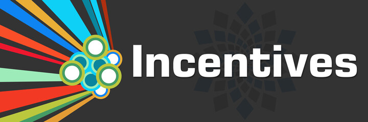 Incentives Colorful Dark Background 