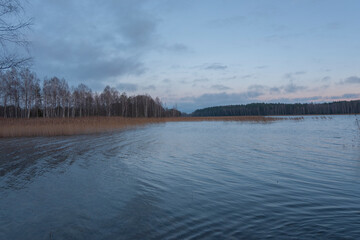  Lake in the north of the Republic of Belarus