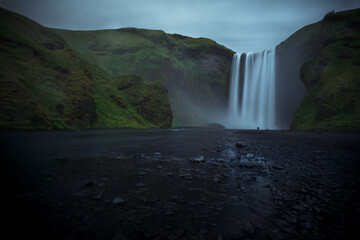 Skogafoss waterfall in Iceland 