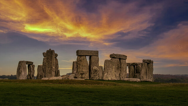Stonehenge Dramatic Evening