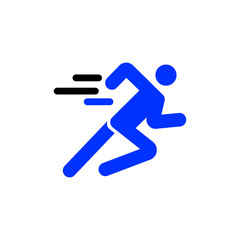 man fast run icon