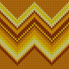 Obraz premium Jersey zig zal lines knitting texture geometric 